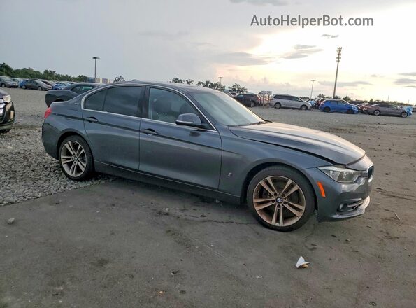 WBA8E1C52JA178602 2018 BMW 3 SERIES Черный Передняя правая четверть