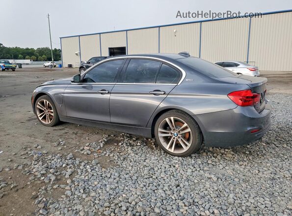 WBA8E1C52JA178602 2018 BMW 3 SERIES Черный Задняя левая четверть