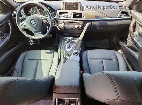 WBA8E1G39HNU16666 2017 BMW 3 SERIES Black Առջևի վահանակի տեսք