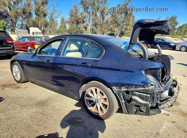 WBA8E1G3XHNU18751 2017 BMW 3 SERIES Синий Задняя левая четверть