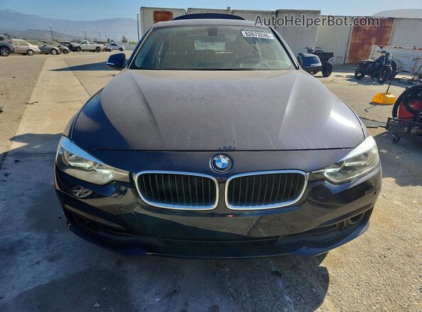 WBA8E1G3XHNU18751 2017 BMW 3 SERIES Синий Вид спереди