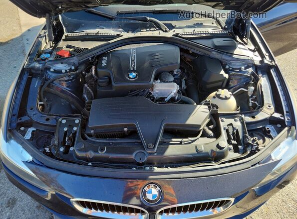 WBA8E1G3XHNU18751 2017 BMW 3 SERIES Синий Вид задней части салона