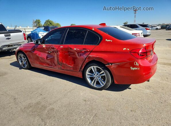 WBA8E1G51GNT99264 2016 BMW 3 SERIES Red Задня ліва чверть