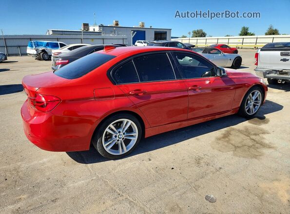 WBA8E1G51GNT99264 2016 BMW 3 SERIES Red Задня права чверть