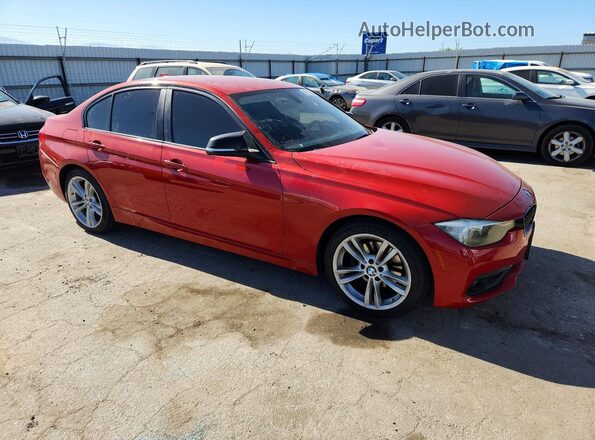 WBA8E1G51GNT99264 2016 BMW 3 SERIES Red Передня права чверть