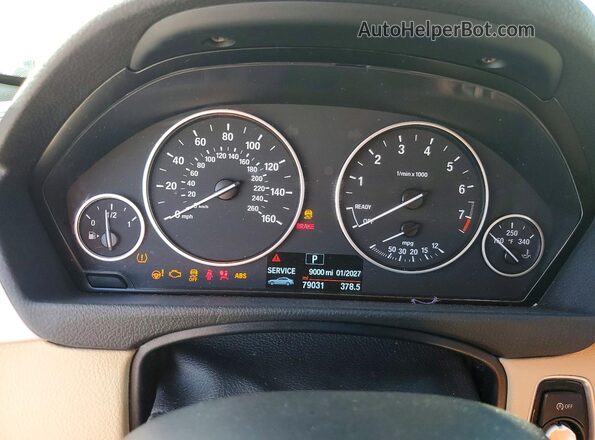 WBA8E1G51JNU89604 2018 BMW 3 SERIES White Vista del cuadro de instrumentos