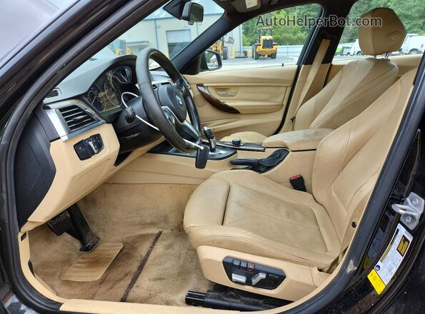 WBA8E1G52GNT35184 2016 BMW 3 SERIES Black Սալոնի դիմացի տեսք
