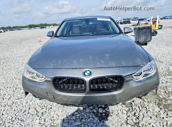 WBA8E1G52JNU89871 2018 BMW 3 SERIES Gray Vista frontal