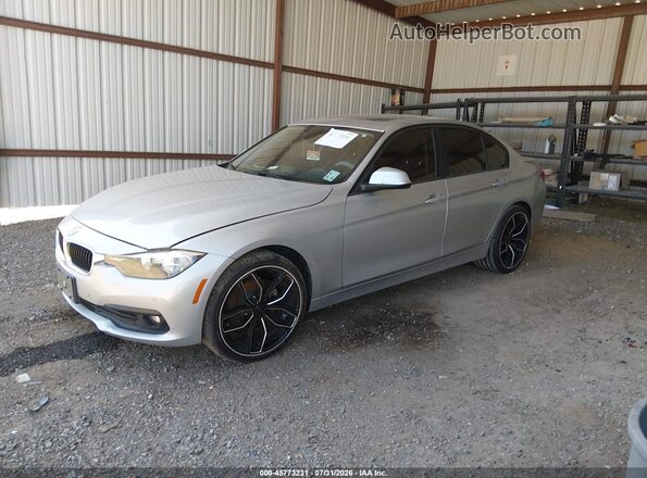WBA8E1G54HNU14616 2017 BMW 3 SERIES Silver Առջևի ձախ երեք քառորդ տեսարան