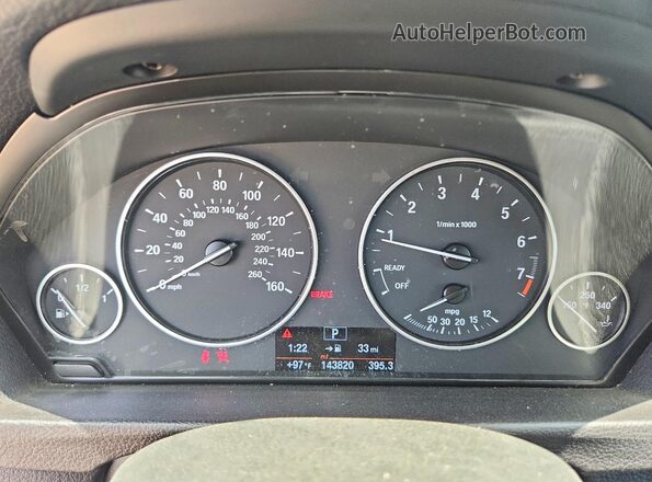 WBA8E1G56GNT99681 2016 BMW 3 SERIES Silver Սարքավորումների վահանակի տեսք