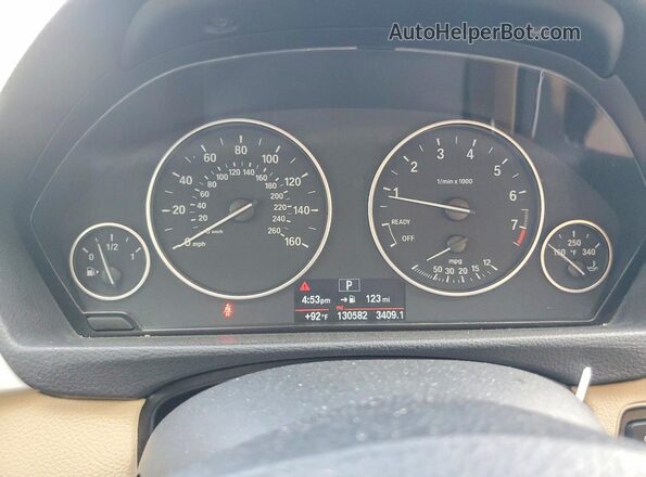 WBA8E1G57JNU90269 2018 BMW 3 SERIES Black Вид щитка приладів