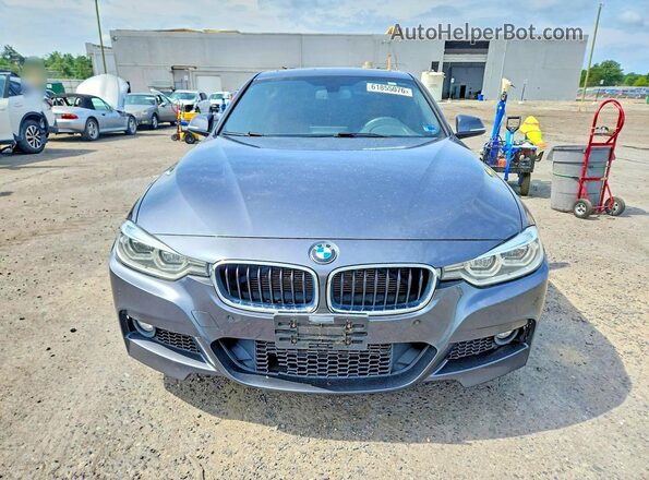 WBA8E3C53GK501425 2016 BMW 3 SERIES Gray Front view