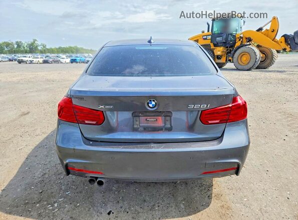 WBA8E3C53GK501425 2016 BMW 3 SERIES Gray Rear view