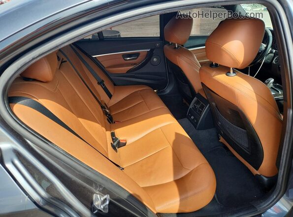WBA8E3C53GK501425 2016 BMW 3 SERIES Gray Rear seats view