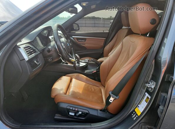 WBA8E3C53GK501425 2016 BMW 3 SERIES Gray Front interior view