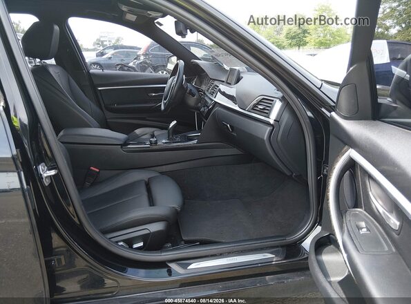 WBA8E3C59GK502174 2016 BMW 3 SERIES Black Widok wnętrza z przodu