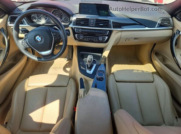 WBA8E3C5XGK500434 2016 BMW 3 SERIES Красный Вид панели приборов