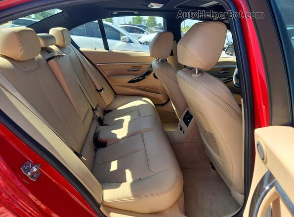 WBA8E3C5XGK500434 2016 BMW 3 SERIES Красный Вид задних сидений
