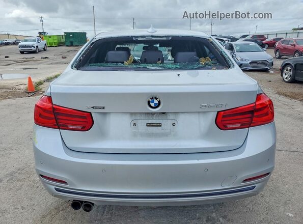 WBA8E3G52GNT80217 2016 BMW 3 SERIES Silver უკანა ხედი
