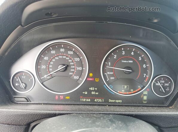 WBA8E3G52GNT80217 2016 BMW 3 SERIES Silver ხელსაწყოთა პანელის ხედი