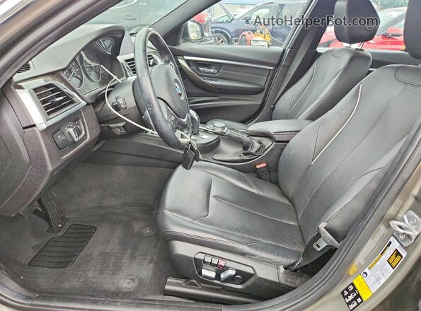 WBA8E3G52GNT80573 2016 BMW 3 SERIES Gray წინა სალონის ხედი