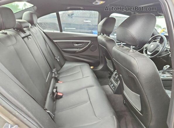 WBA8E3G52GNT80573 2016 BMW 3 SERIES Gray უკანა სავარძლების ხედი