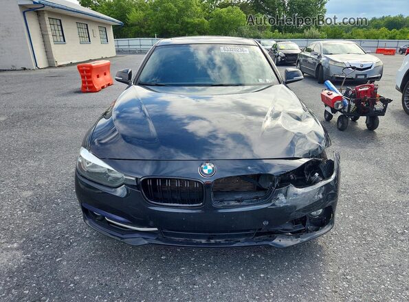 WBA8E3G52GNU02166 2016 BMW 3 SERIES Black წინა ხედი