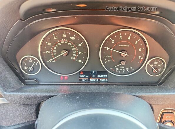 WBA8E3G53GNT76399 2016 BMW 3 SERIES White Vista del cuadro de instrumentos