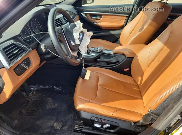 WBA8E3G53GNT77262 2016 BMW 3 SERIES Black Vista interior delantera