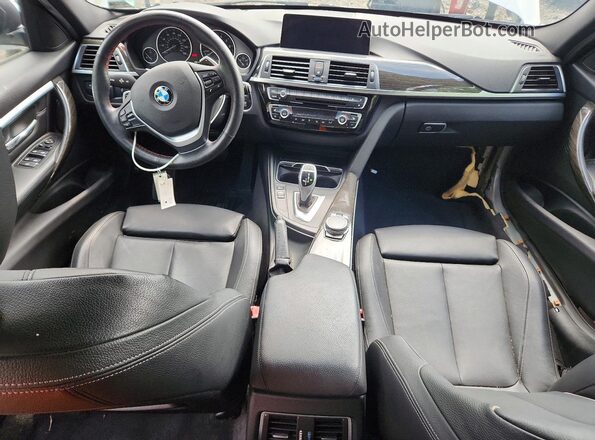 WBA8E3G55GNT77599 2016 BMW 3 SERIES Silver Vista del cuadro de instrumentos