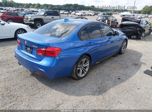 WBA8E3G58GNU02592 2016 BMW 3 SERIES Blue Trasero derecho