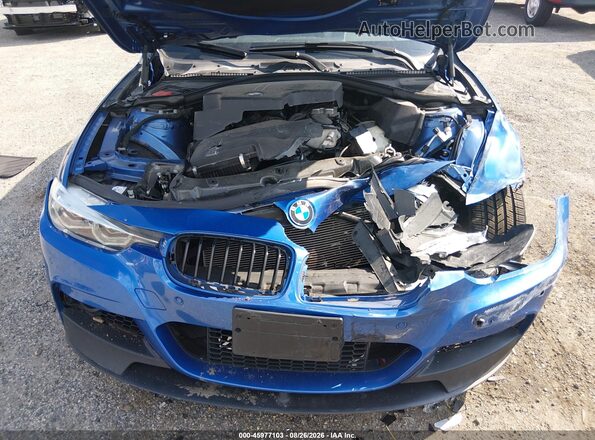 WBA8E3G58GNU02592 2016 BMW 3 SERIES Blue Vista trasera