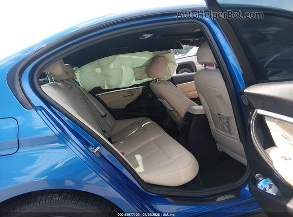 WBA8E3G58GNU02592 2016 BMW 3 SERIES Blue Vista de la etiqueta del VIN