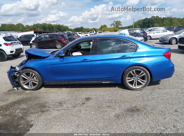 WBA8E3G58GNU02592 2016 BMW 3 SERIES Blue Vista interior de 360 grados