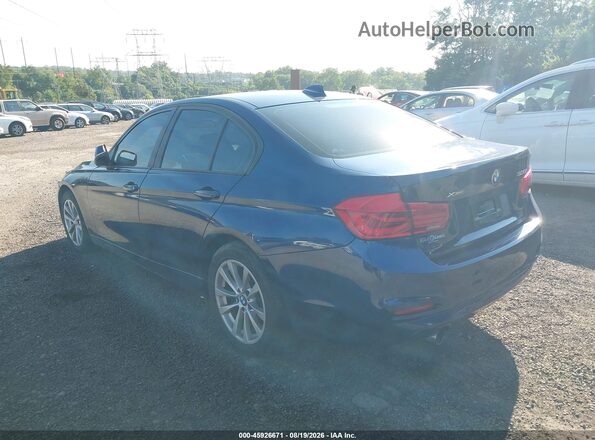 WBA8E5G30HNU45464 2017 BMW 3 SERIES Синий Задняя левая четверть