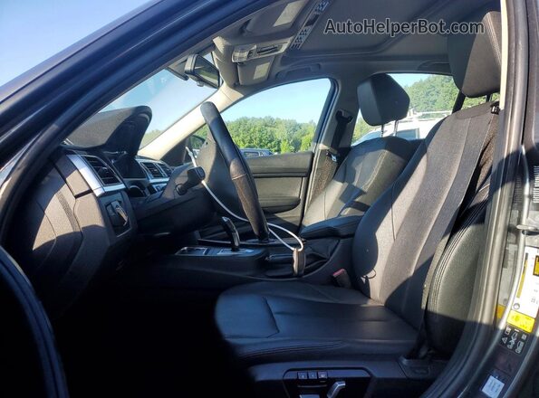 WBA8E5G34HNU43569 2017 BMW 3 SERIES Gray Вид панелі приладів