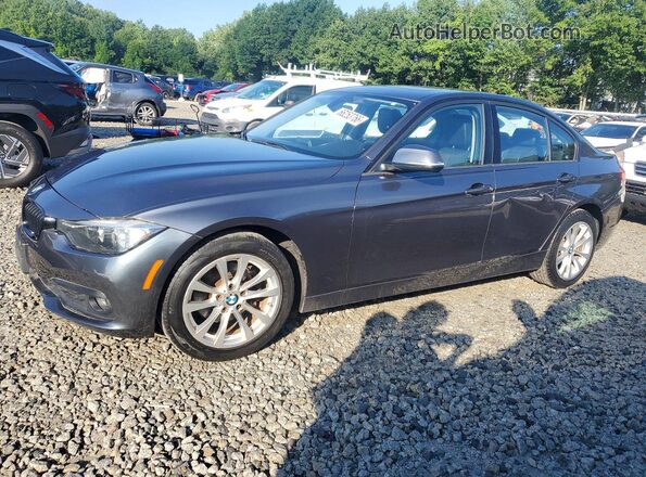 WBA8E5G34HNU43569 2017 BMW 3 SERIES Gray Задня ліва чверть