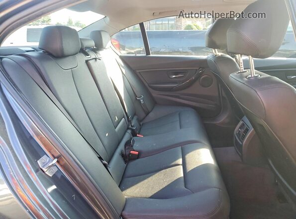WBA8E5G34HNU43569 2017 BMW 3 SERIES Gray Вид задньої частини салону