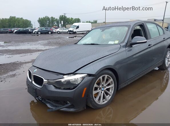 WBA8E5G54GNT41298 2016 BMW 3 SERIES Gray წინა ხედი