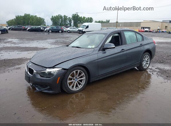 WBA8E5G54GNT41298 2016 BMW 3 SERIES Gray წინა მარცხენა ხედი სამი მეოთხედიდან