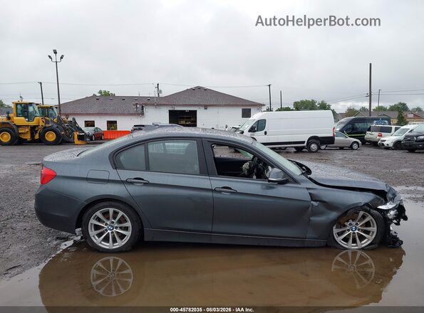 WBA8E5G54GNT41298 2016 BMW 3 SERIES Gray უკანა სალონის ხედი
