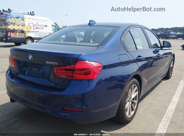 WBA8E5G54HNU42262 2017 BMW 3 SERIES Navy Rear right