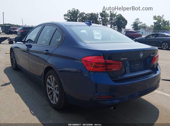 WBA8E5G54HNU42262 2017 BMW 3 SERIES Navy Rear left