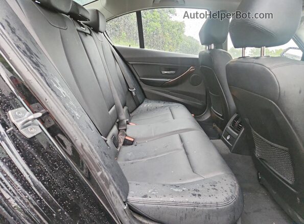 WBA8E5G57GNT40775 2016 BMW 3 SERIES Black Հետևի նստատեղերի տեսք