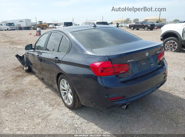 WBA8E5G57HNU41333 2017 BMW 3 SERIES Blue Rear left