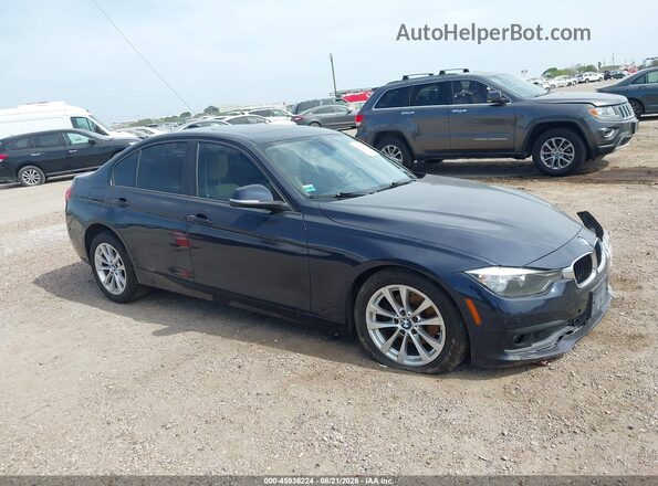 WBA8E5G57HNU41333 2017 BMW 3 SERIES Blue Rear interior view
