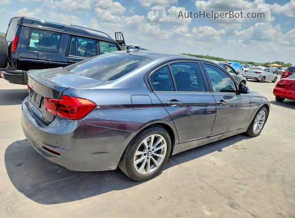 WBA8E5G58HNU41986 2017 BMW 3 SERIES Gray Trasero derecho
