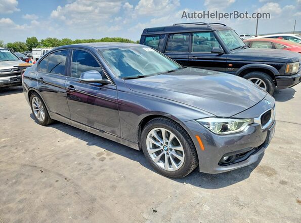 WBA8E5G58HNU41986 2017 BMW 3 SERIES Gray Delantero derecho