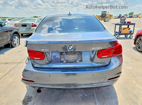 WBA8E5G58HNU41986 2017 BMW 3 SERIES Gray Vista trasera