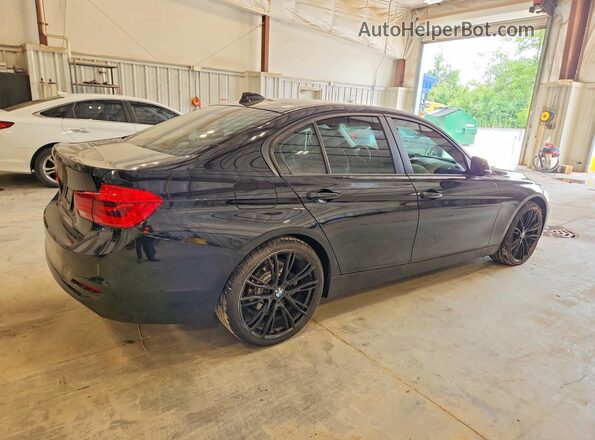 WBA8E5G5XGNT41497 2016 BMW 3 SERIES Черный Задняя правая четверть